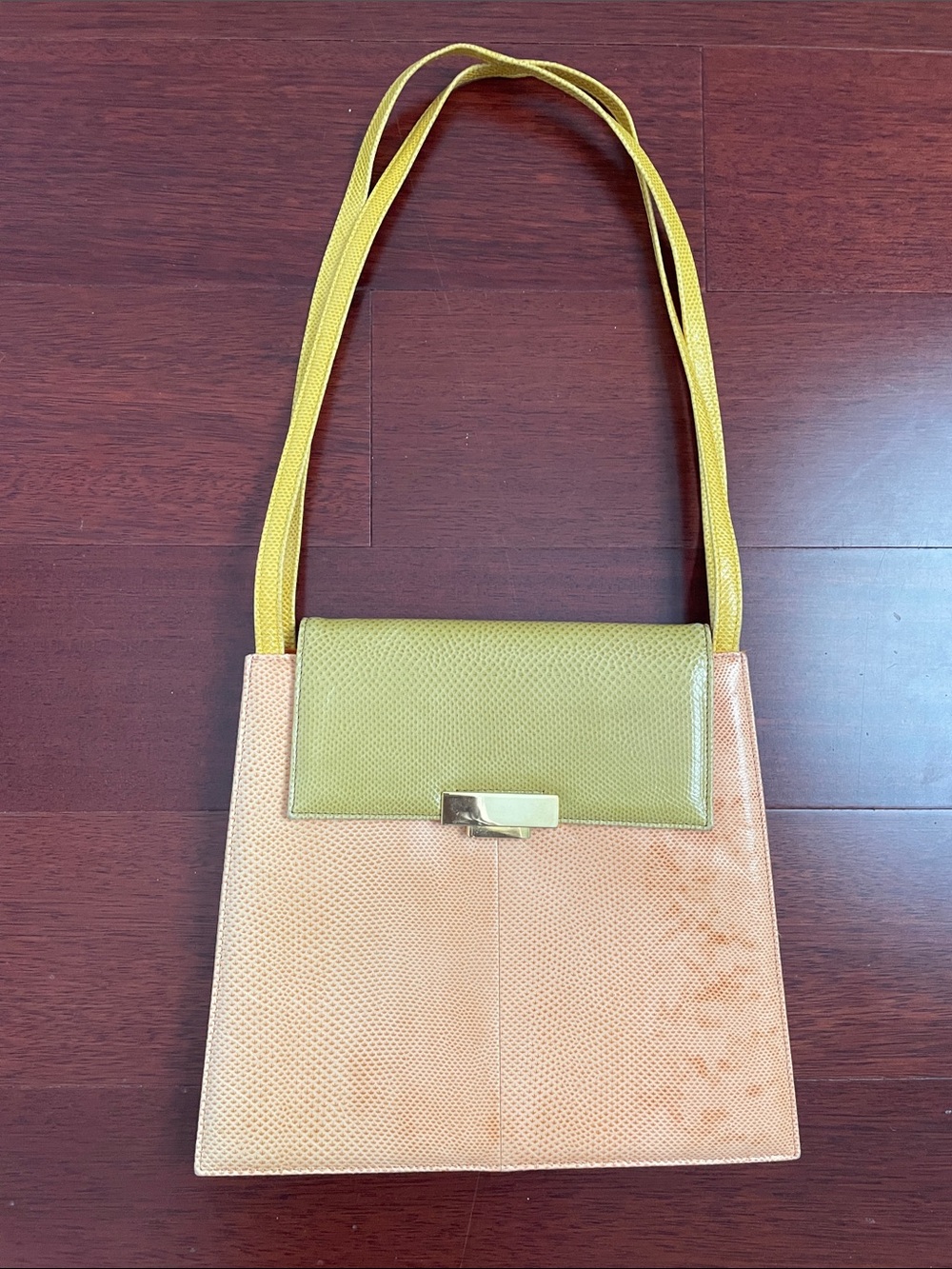 LOBARC  leather snakeskin Shoulder Bag 
MADE IN ITALY 🇮🇹